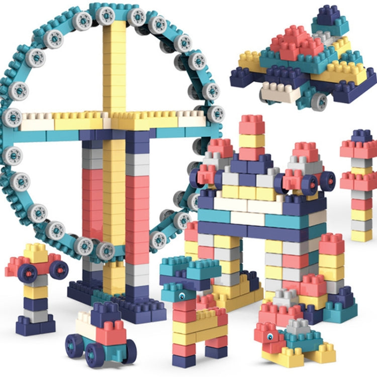 Children Creative Assembling Large Particles of Building Blocks DIY Educational Toys, Random Color Delivery, 100 PCS, 220 PCS, 300 PCS, 400 PCS