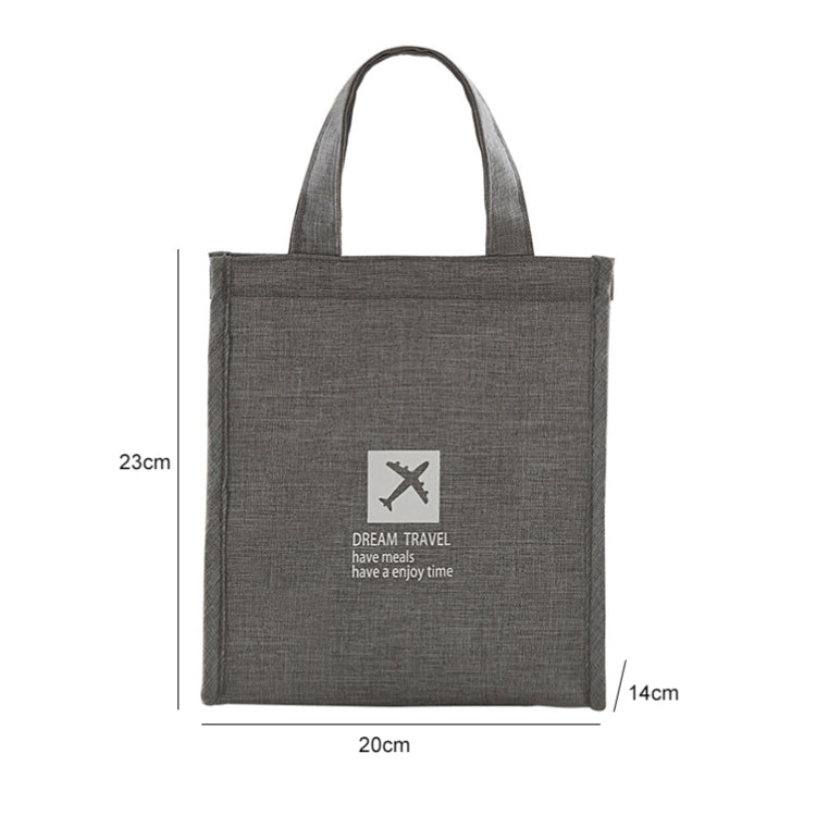 Portable Lunch Picnic Portable Food Insulation Storage Bag, S  20x23x14cm