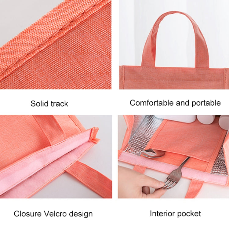 Portable Lunch Picnic Portable Food Insulation Storage Bag, S  20x23x14cm