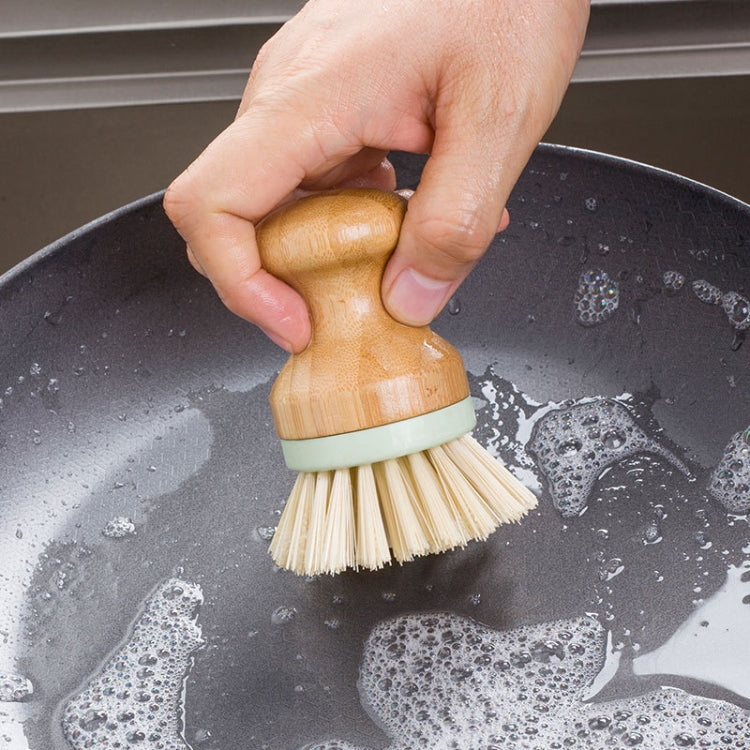 Multifunctional Tool Kitchen Cleaning Brush Wooden Handle Dish Scrubber Pot Pan Dishwasher, Solid wood Brush
