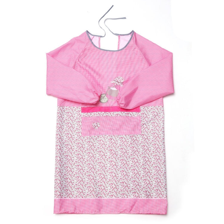 Kitchen Anti-fouling Oil-proof Adult Gowns Home Apron, with Long Sleeve, Coffee, Purple, Blue, Pink