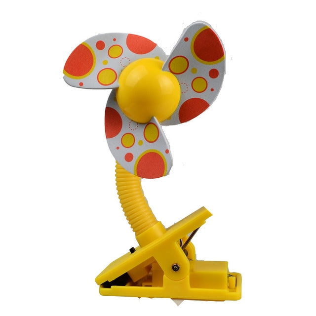Baby Crib Stroller Fan Mini Portable Clip USBCharging Dormitory Office Small Electric Fan