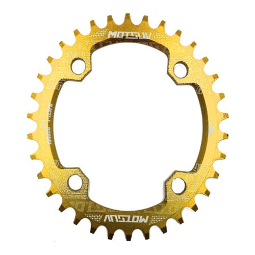 MOTSUV Round Narrow Wide Chainring MTB  Bicycle 104BCD Tooth Plate Parts, Disk 32T, Disk 34T, Disk 36T, Disk 38T, Elliptic plate  32T