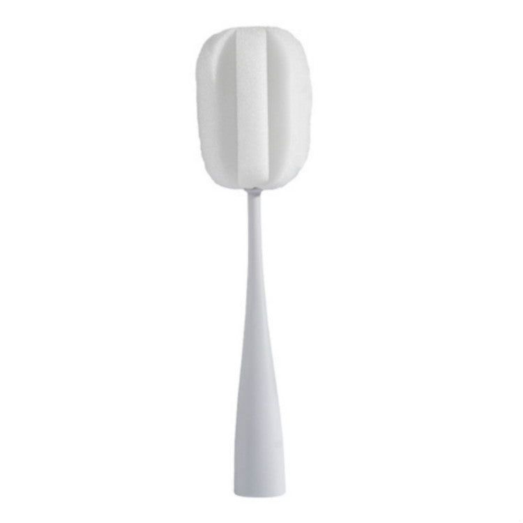 Long Handle Sponge Cup Brush Mug Cleaning Brush Bottle Brush Glass Cup Brush, White, Black, Pink, Gray