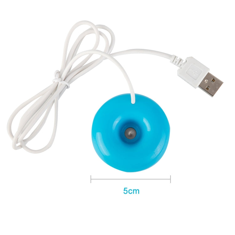 Donut Shape Mini USB Air Humidifier Aroma Diffuser Purifier, Donut Shape Blue, Donut Shape Pink, Donut Shape White