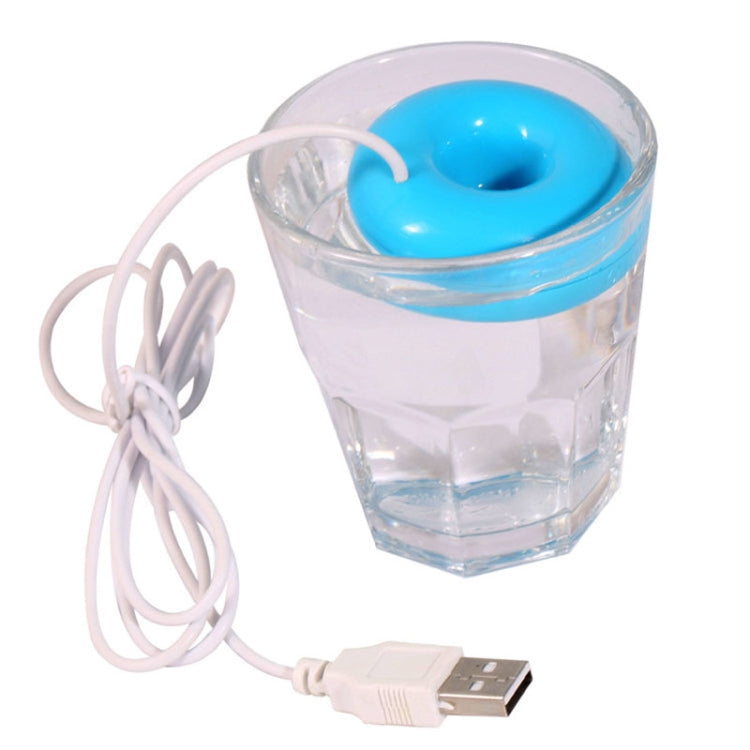 Donut Shape Mini USB Air Humidifier Aroma Diffuser Purifier, Donut Shape Blue, Donut Shape Pink, Donut Shape White