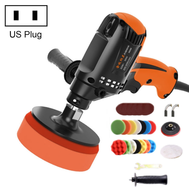 Car Beauty Sealing Glaze Polishing Machine Tile Repair Waxing Machine With Sponge Set, 220V EU Plug, 220V UK Plug, 110V US Plug