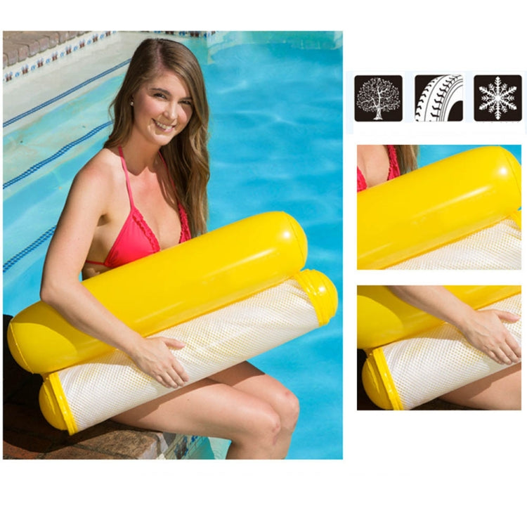 Foldable Double-purpose Backrest Float Hammock with Net, Size:120 x 75cm(Orange), Size:120 x 75cm(Cherry Blossoms Pink), Size:120 x 75cm(Yellow)