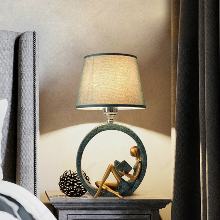 Modern Bedside Reading Statue Base Lamp Home Decoration, Button Switch 3W Yellow Light Bulb, Dimming Switch 3W Yellow Light Bulb, Remote Control Switch Dimming Bulb