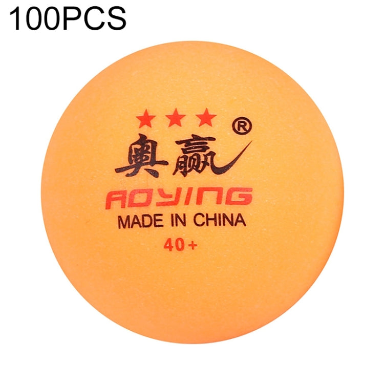 ROYING 10 PCS Professional ABS Table Tennis Training Ball, Diameter: 40mm, White 3Stars, Orange 3Stars