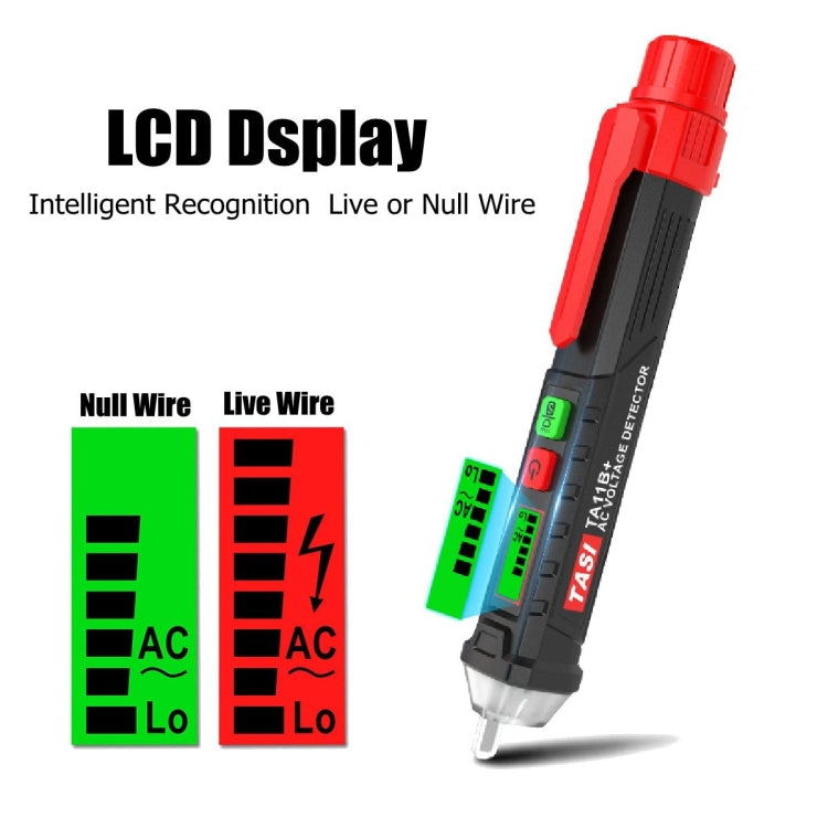 TASI Electrician Dedicated Multi-function Intelligent Induction Test Pencil, TA11B+