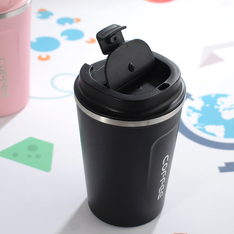 Smart Version Double Stainless steel 304 Coffee Mug Car Thermos Mug Travel Thermo Cup, 380ml White, 380ml Black, 380ml Green, 380ml Blue, 380ml Pink, 510ml White, 510ml Green, 510ml Blue, 510ml Pink, 510ml Black