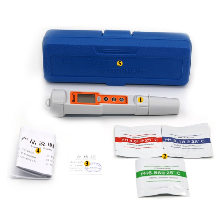 Kedida  Protable LCD Digital Water Testing Measurement Pen, CT3030 Conductivity + Temp Meter, CT6322 PH Conductivity Temp Meter