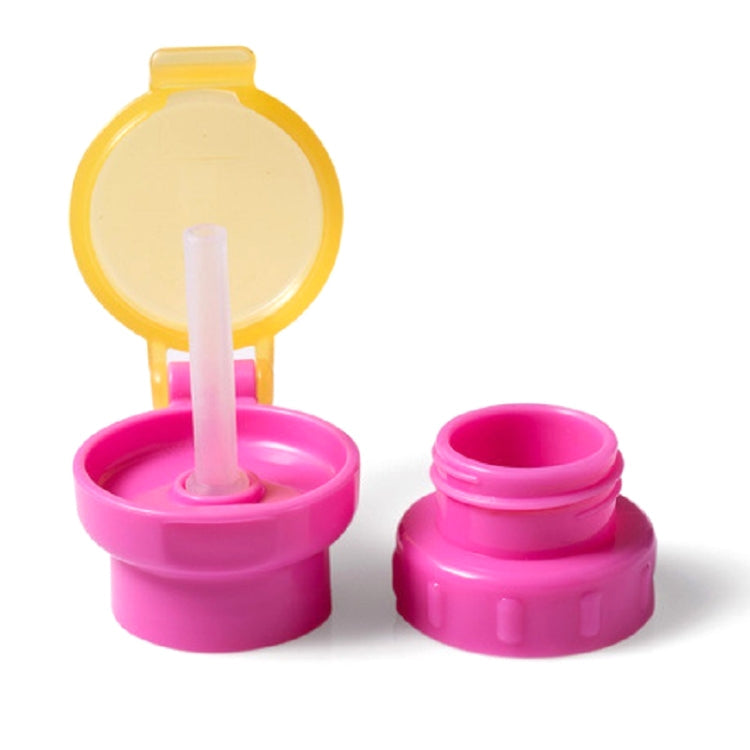 Children Portable Bottled Drinks Anti-overflow Anti-squash Replacement Straw Cap, Red, Blue, Green