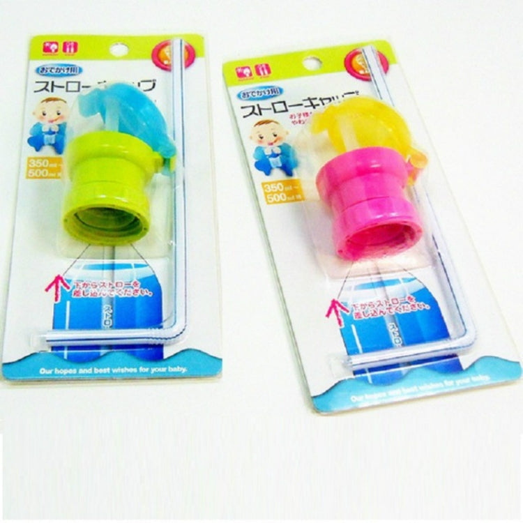Children Portable Bottled Drinks Anti-overflow Anti-squash Replacement Straw Cap, Red, Blue, Green