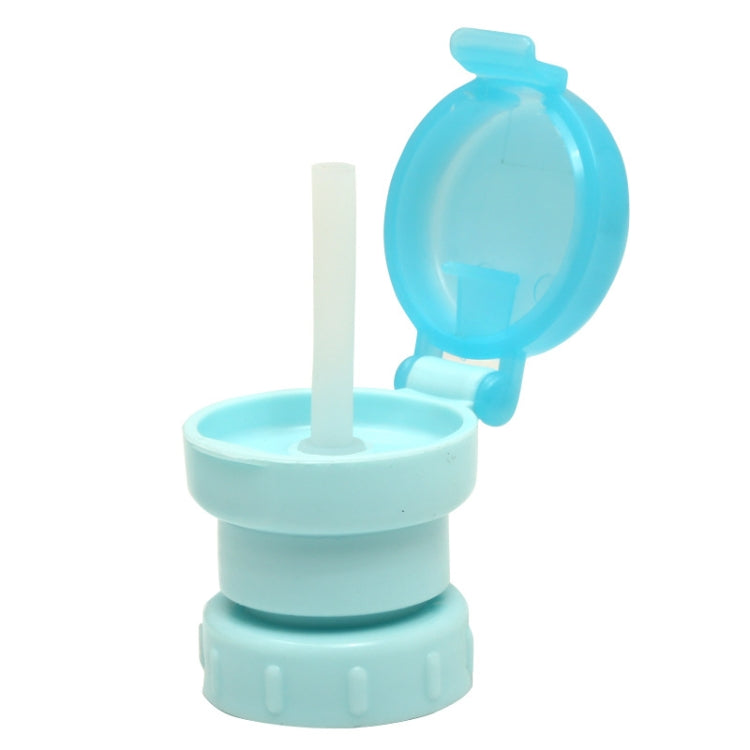 Children Portable Bottled Drinks Anti-overflow Anti-squash Replacement Straw Cap, Red, Blue, Green