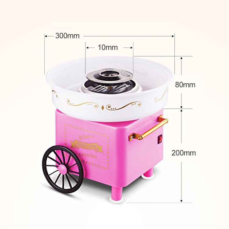 Retro Trolley Mini Cotton Candy Machine, U.S. Regulations 110 V, European Regulations 220 V, Australian Regulations 220 V, British Regulations 220 V, National Standard 220 V