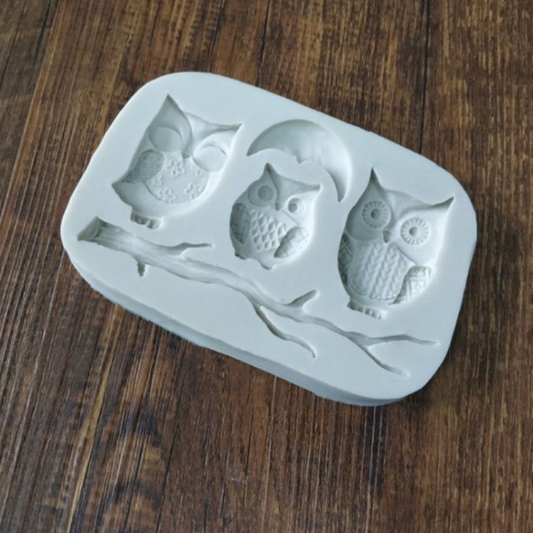 Owl Fondant Mold Cake Decoration Diy Dry Pais Chocolate Silicone Mold, Owl  Shape