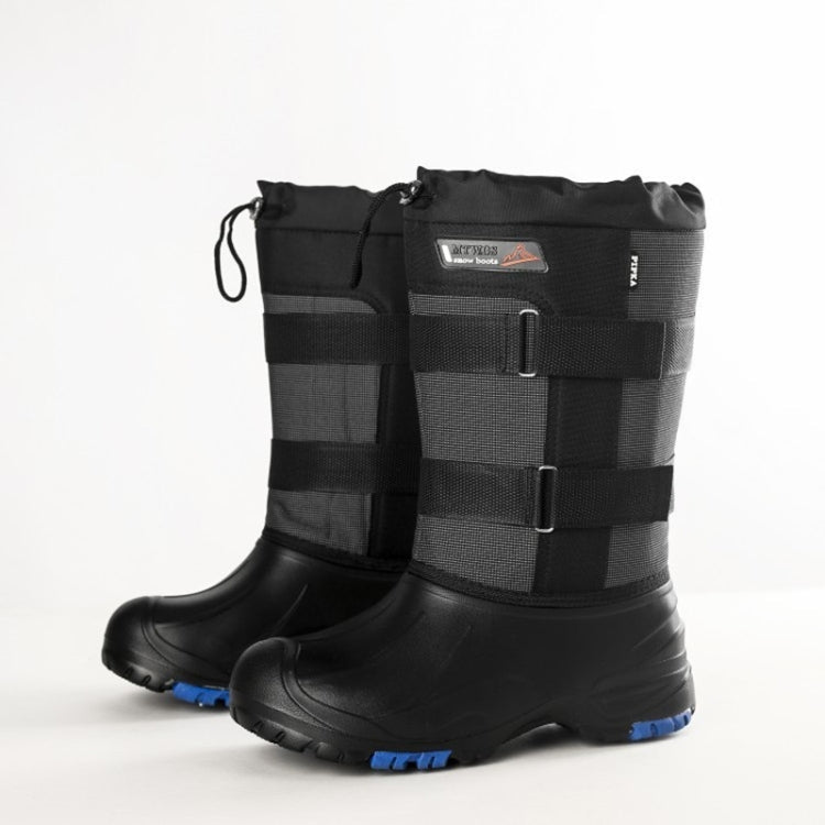 Winter Men Outdoor Snow Shoes Warm Non-slip Steel Nail High Snow Boots, 41, 42, 43, 44, 46