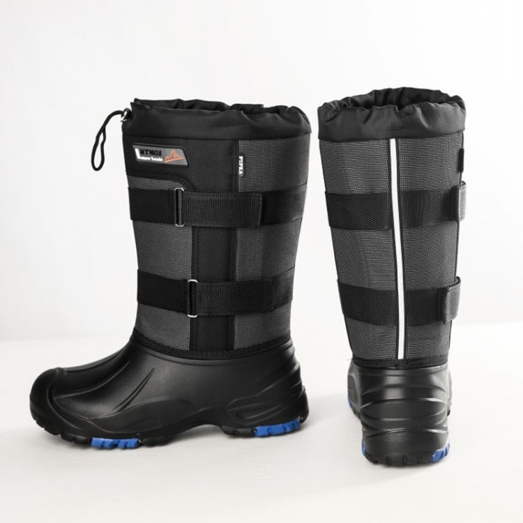 Winter Men Outdoor Snow Shoes Warm Non-slip Steel Nail High Snow Boots, 41, 42, 43, 44, 46