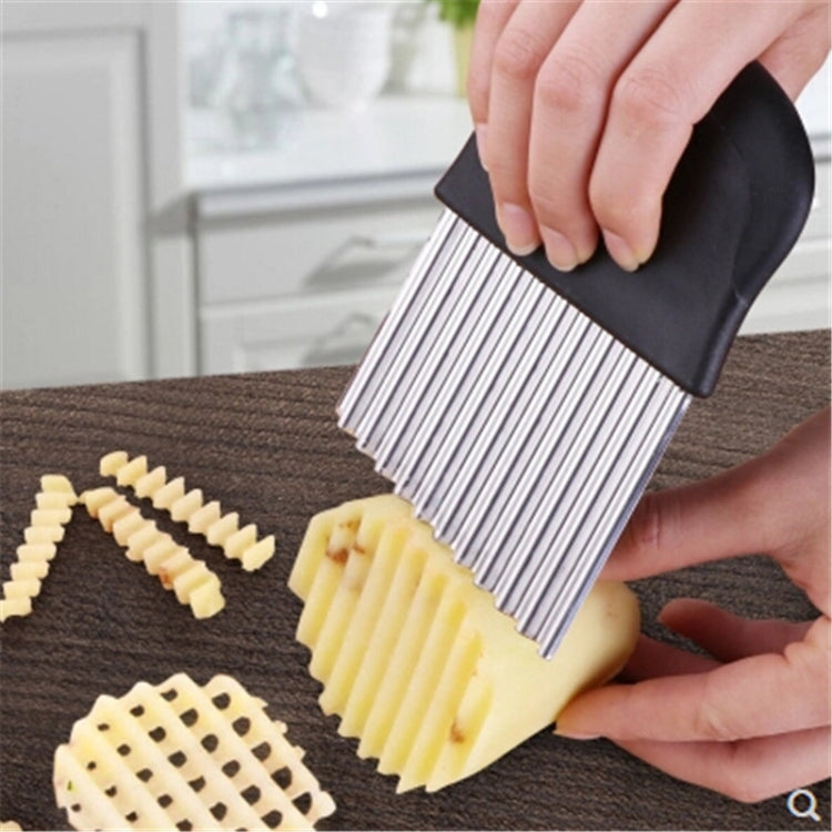 LsCook French Fries Cut Stainless Steel Saw Blade Serrated Cutter Fruit and Vegetable Tools Wave Knife Kitchen Equipment Accessories, Style 3