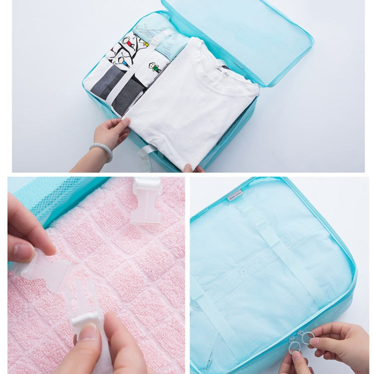 Travel Storage Bag Set Folding Storage Bag, 8 In 1 Toiletry Bag, 9 In 1 Cosmetic Bag, 9 In 1 Toiletry Bag