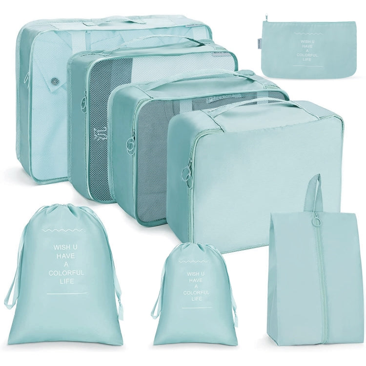 Travel Storage Bag Set Folding Storage Bag, 7 In 1, 8 In 1 Beam Mouth, 8 In 1 Cosmetic Bag