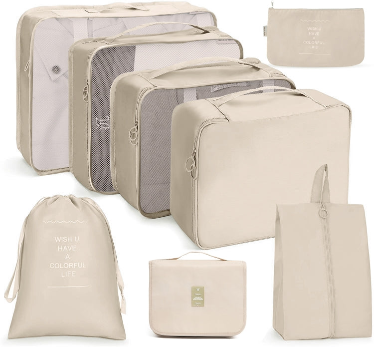 Travel Storage Bag Set Folding Storage Bag, 8 In 1 Toiletry Bag, 9 In 1 Cosmetic Bag, 9 In 1 Toiletry Bag