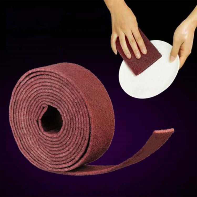 Nylon Emery Scouring Pad Stainless Steel Rust Polishing Kitchen Dish Cleaning Rag, 7 cm x 5.7 m, 9 cm x 1 m, 9 cm x 5.7 m, 9 cm x 20 m
