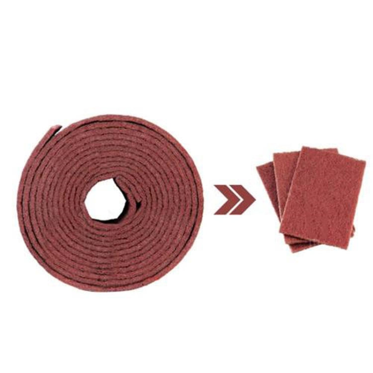 Nylon Emery Scouring Pad Stainless Steel Rust Polishing Kitchen Dish Cleaning Rag, 7 cm x 5.7 m, 9 cm x 1 m, 9 cm x 5.7 m, 9 cm x 20 m