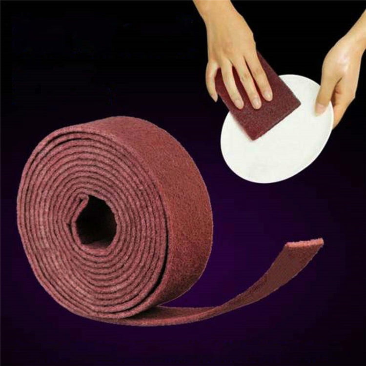 Nylon Emery Scouring Pad Stainless Steel Rust Polishing Kitchen Dish Cleaning Rag, 7 cm x 5.7 m, 9 cm x 1 m, 9 cm x 5.7 m, 9 cm x 20 m
