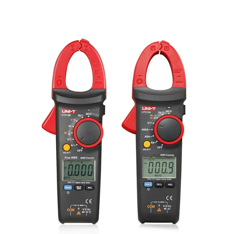 Digital Clamp Meter AC DC Voltage Detector, UT213A 400A, UT213B 400A, UT213C 400A
