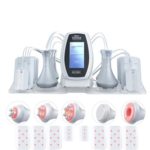 6 In 1  80K Ultrasonic Cavitation Vacuum Radio Frequency Lipo Laser Slimming Machine, US Plug, EU Plug, UK Plug, AU plug