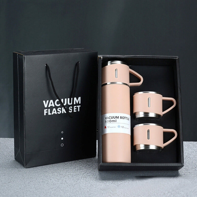 500ml 304 Stainless Steel Thermos Cup Portable Business Tea Cup,Spec:, Gift Box Set