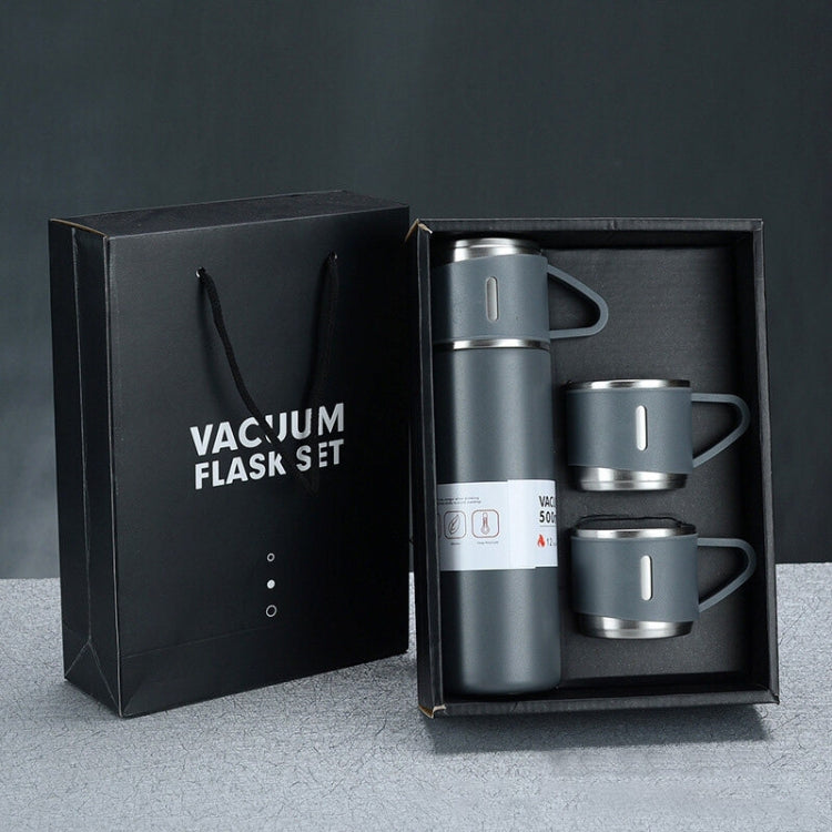 500ml 304 Stainless Steel Thermos Cup Portable Business Tea Cup,Spec:, Gift Box Set