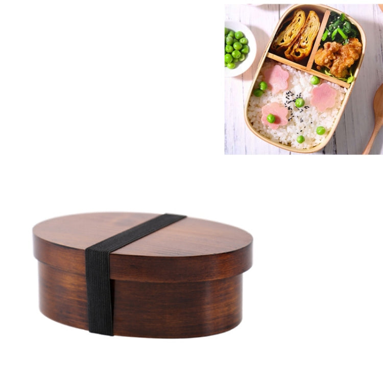 Wood Environmental Protection Tableware Portable Lunch Box Bento Box, Single Layer, Double Layer