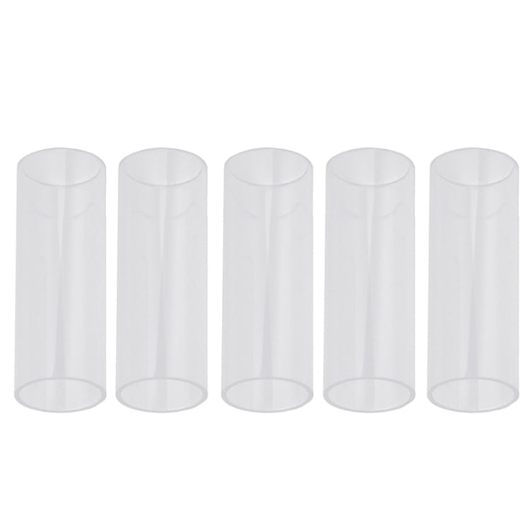 5PCS Acrylic Guitar Slide Tube Folk Slide Block, 28mm(Transparent), 51mm(Transparent), 60mm(Transparent), 70mm(Transparent)