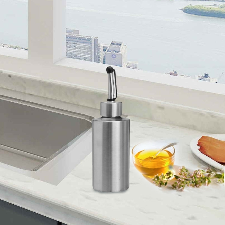 Cylindrical Seasoning Bottle Stainless Steel Oil Pot, 250 ml, 350 ml, 550 ml