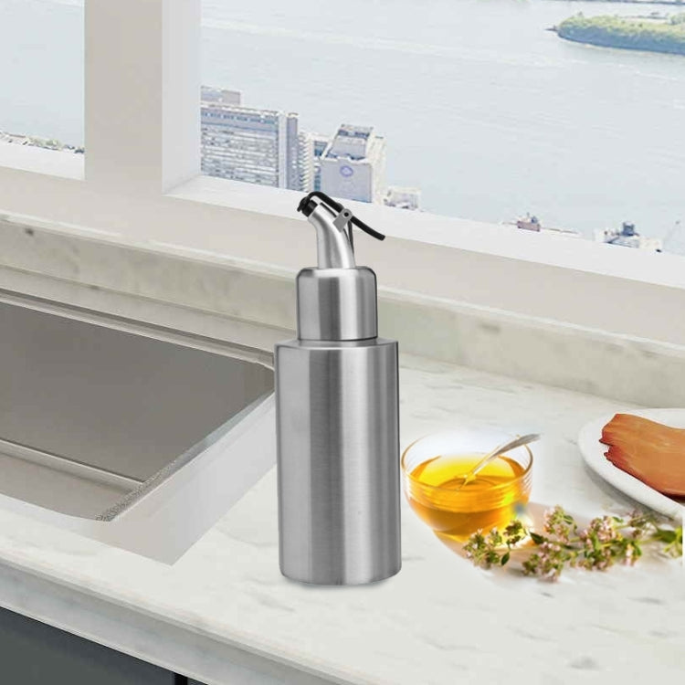Cylindrical Seasoning Bottle Stainless Steel Oil Pot, 250 ml, 350 ml, 550 ml