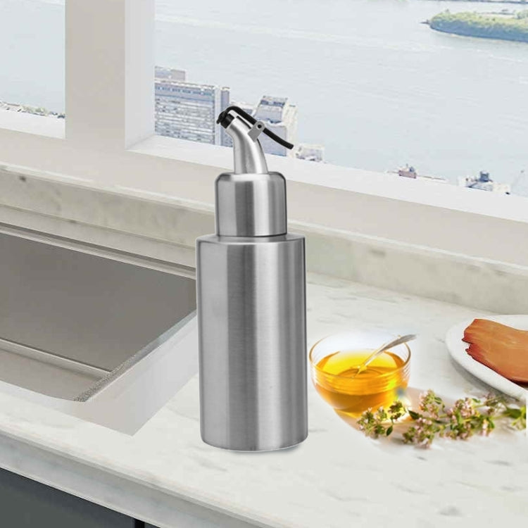 Cylindrical Seasoning Bottle Stainless Steel Oil Pot, 250 ml, 350 ml, 550 ml