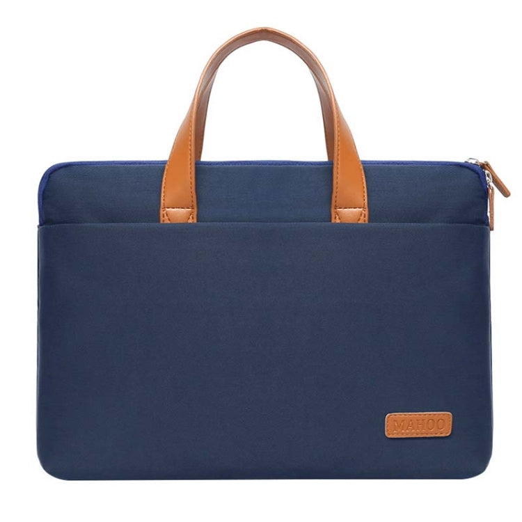 For MacBook 15.6-16.1 Inches MAHOO 10188 Ultra-Thin Hand Computer Bag Messenger Laptop Bag, Khaki, Dark Blue, Gray, Gray+Gray PU Power Bag, Dark Blue+Black PU Power Bag, Khaki+Gray PU Power Bag, Gray+Gray Mouse Pad, Dark Blue+Black Mouse Pad           ...