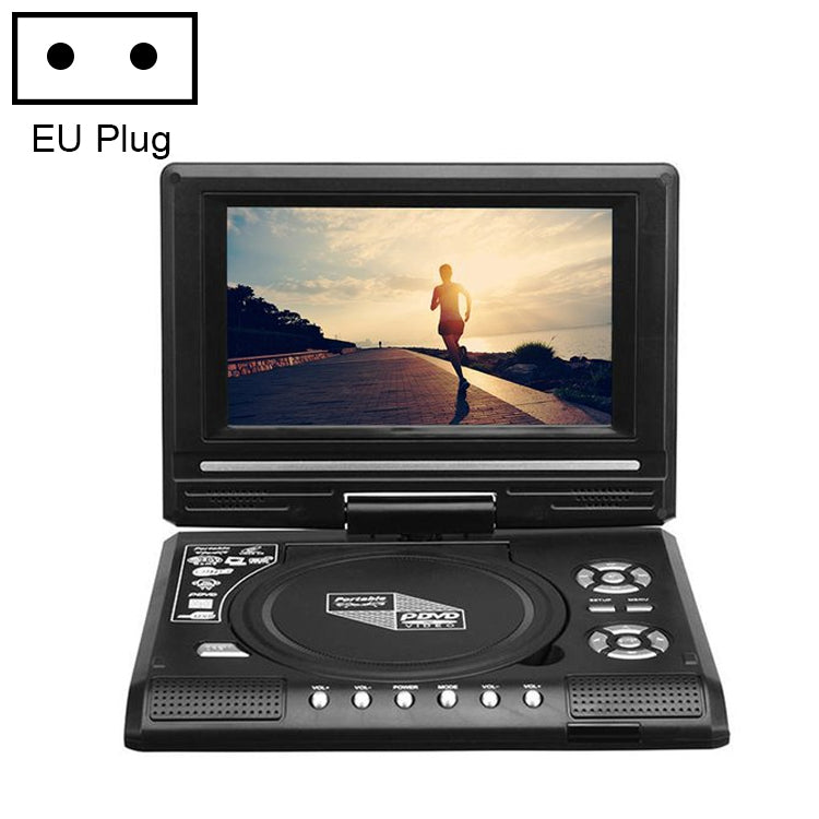 7.8 inch Portable DVD with TV Player, Support SD / MMC Card / Game Function / USB Port, 7.8 inch UK Plug, 7.8 inch AU Plug, 7.8 inch EU Plug, 7.8 inch US Plug