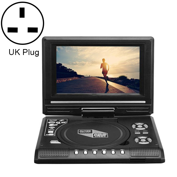 7.8 inch Portable DVD with TV Player, Support SD / MMC Card / Game Function / USB Port, 7.8 inch UK Plug, 7.8 inch AU Plug, 7.8 inch EU Plug, 7.8 inch US Plug