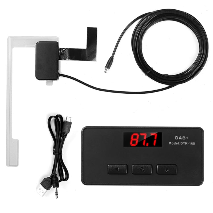 DAB+Digital Broadcasting Receiver Box Car DAB+Receiver Box with FM Forwarding, with FM Forwarding