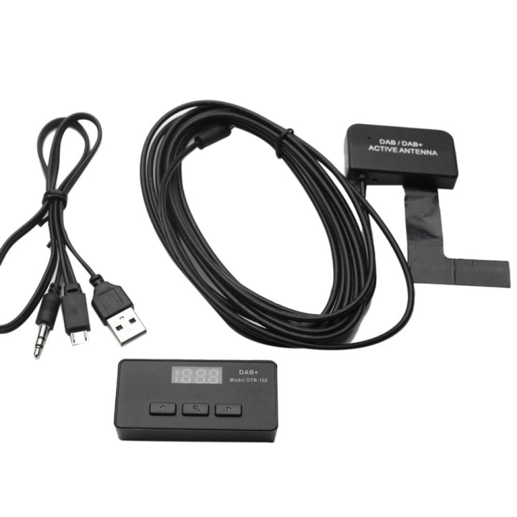 DAB+Digital Broadcasting Receiver Box Car DAB+Receiver Box with FM Forwarding, with FM Forwarding