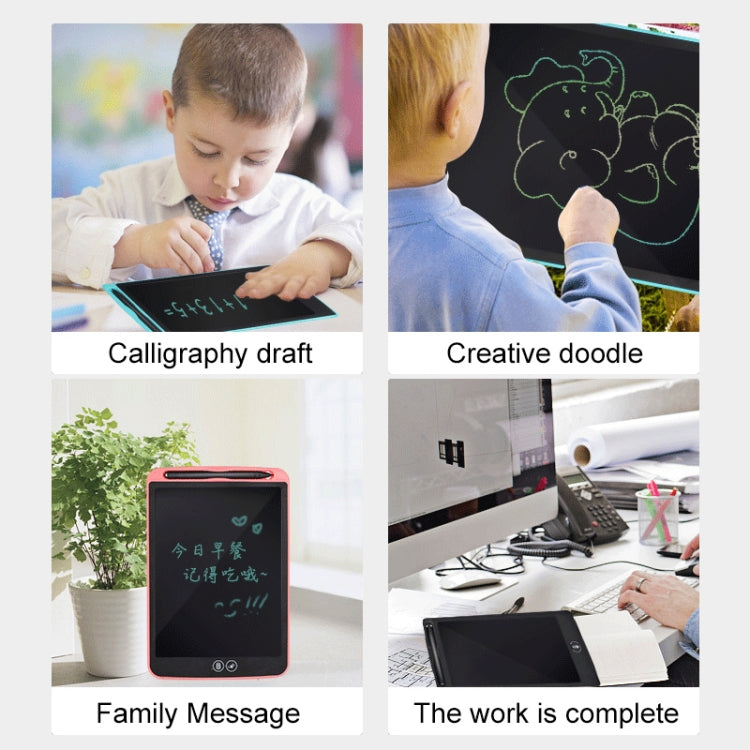8.5 inch LCD Handwriting Board Children Drawing Graffiti Handwriting Board, Colorful Green