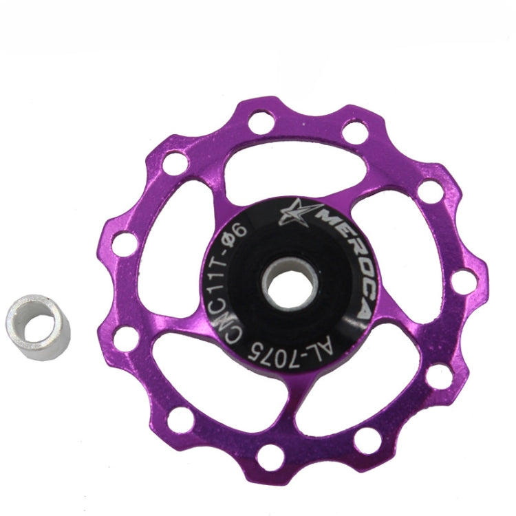 MEROCA Metal Bearings Mountain Bike Road Bike Rear Derailleur Guide Wheel 11T/13T Guide Wheel, 11T Black, 11T Red, 13T Red, 11T Blue, 13T Blue, 11T Purple, 13T Purple, 11T Silver, 13T Silver, 11T Electroplating Colorful, 13T Electroplating Colorful