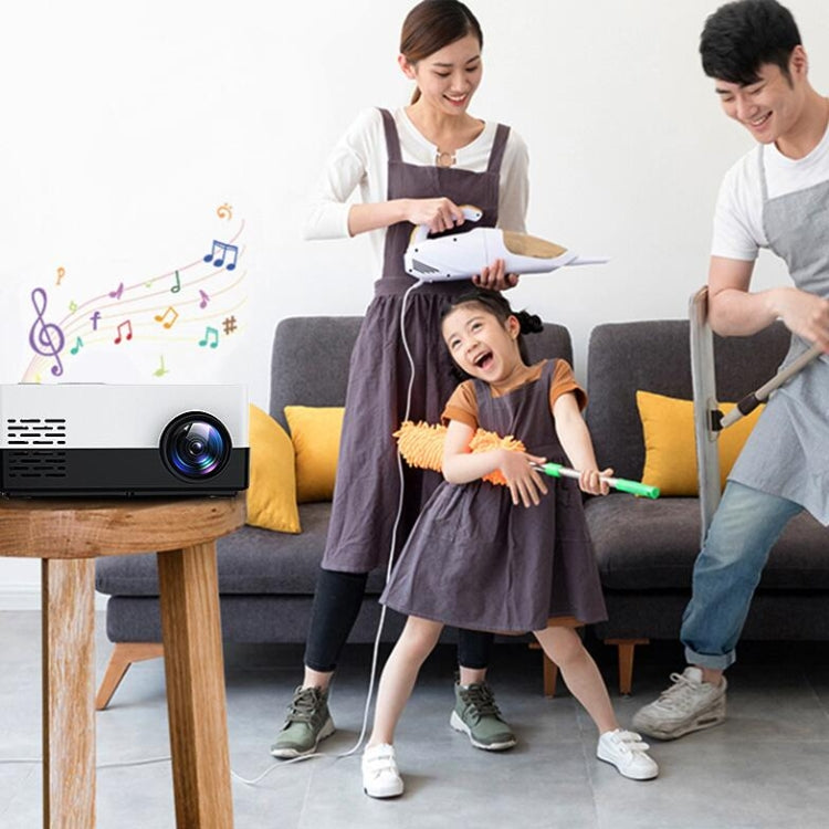 S261/J16 Home Mini HD 1080P Portable LED Projector, Support TF Card / AV / U Disk, US Plug, EU Plug, UK Plug, AU Plug