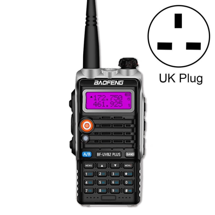 Baofeng BF-B2Plus Outdoor 15km Mini High-power FM Walkie-talkie, AU Plug, EU Plug, US Plug, UK Plug
