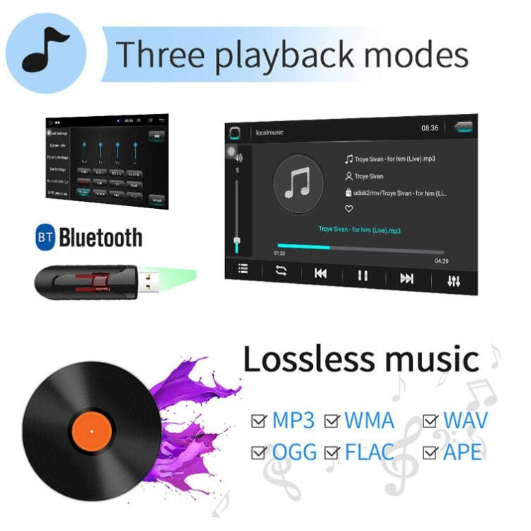 Universal Machine Android Smart Navigation Car Navigation DVD Reversing Video Integrated Machine, 9inch 1+16G Standard, 9inch 2+16G Standard, 9inch 2+32G Standard, 10inch 1+16G Standard, 10inch 2+16G Standard, 9inch 1+16G Standard+4 Lights Camera      ...